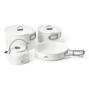 Bộ nồi dã ngoại tráng men Naturehike Enamel Camping Cookware Set CNK2450CF013