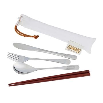 Bộ thìa dã ngoại Coleman Stainless Steel Cutlery Set 38933