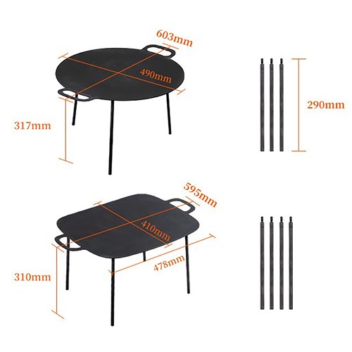 Chảo gang dã ngoại Naturehike Cast Iron NH20SK003