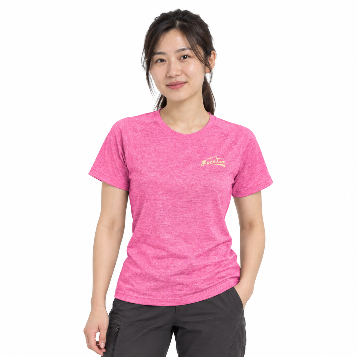 Áo thun ngắn tay nữ Gothiar Active