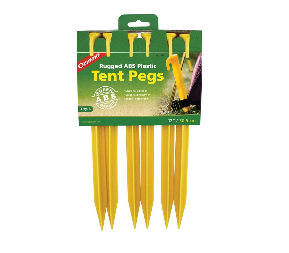 Cọc lều nhựa Coghlans 12 ABS Tent Pegs