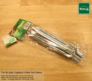 Cọc lều thép Coghlans 9 Steel Tent Stakes