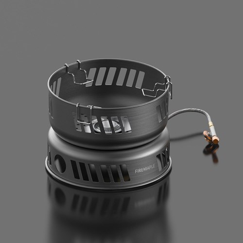 Bộ dụng cụ nấu ăn kèm bếp gas Fire Maple Cooking Kit With Portable Gas Burner