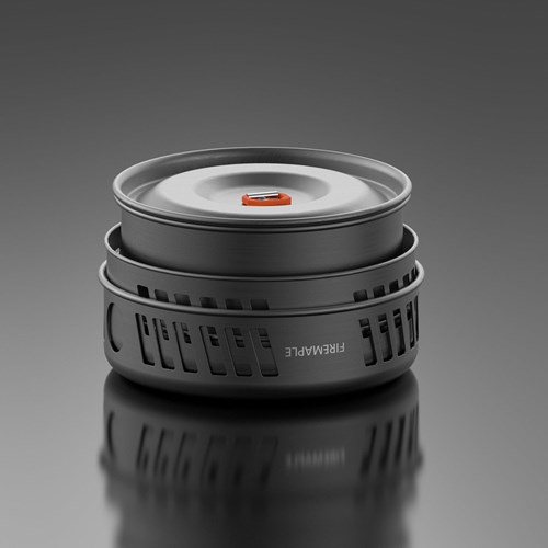 Bộ dụng cụ nấu ăn kèm bếp gas Fire Maple Cooking Kit With Portable Gas Burner