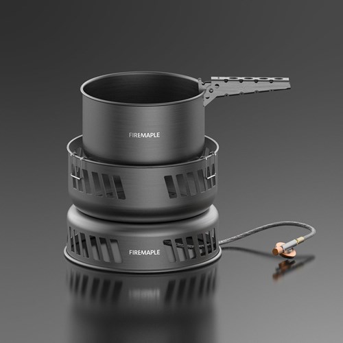 Bộ dụng cụ nấu ăn kèm bếp gas Fire Maple Cooking Kit With Portable Gas Burner