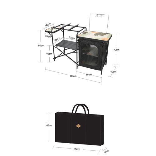 Bàn nấu ăn dã ngoại Snowline Cooking Table SNF5UTA004