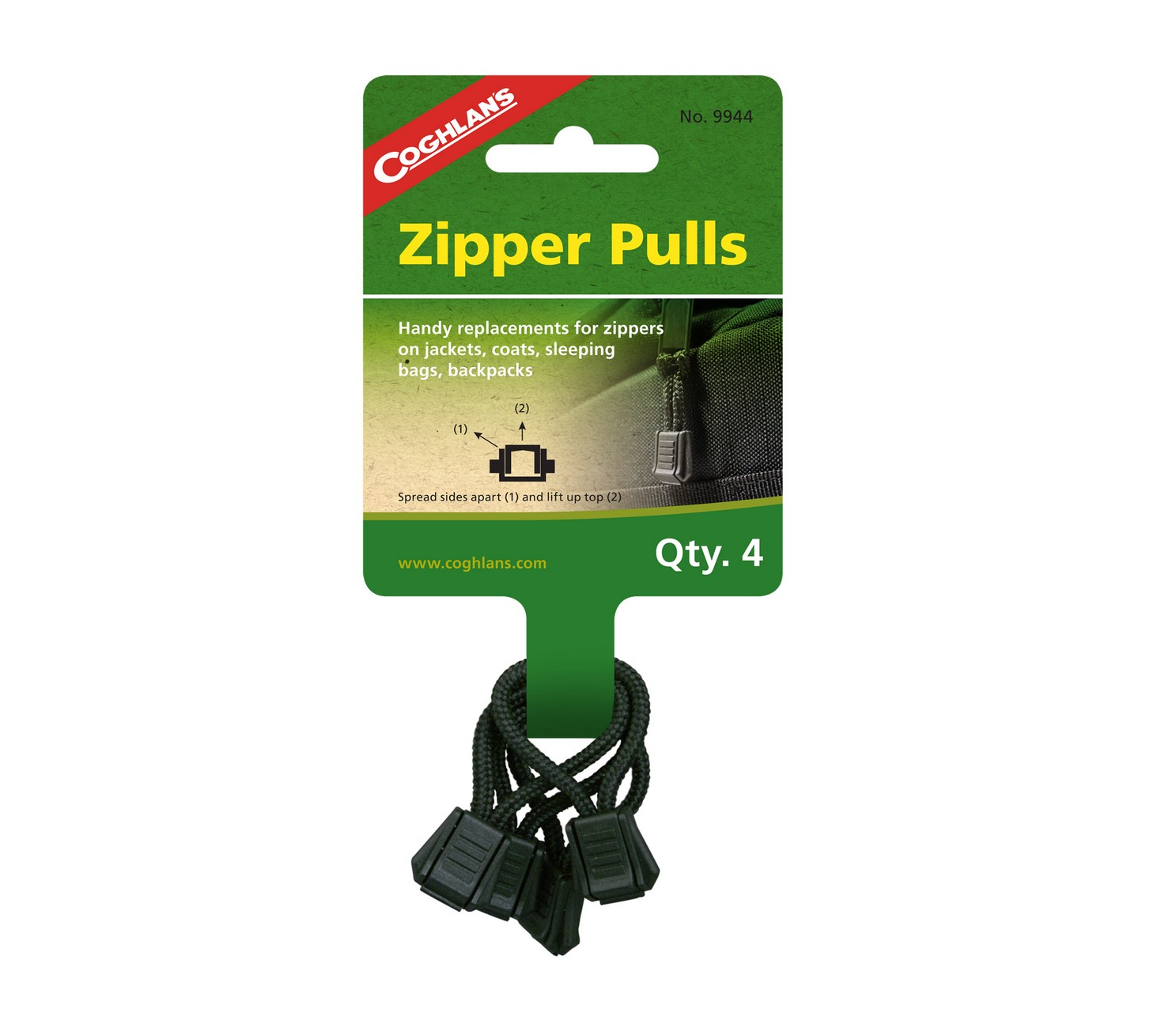 Đầu dây khóa kéo Coghlans Zipper Pulls