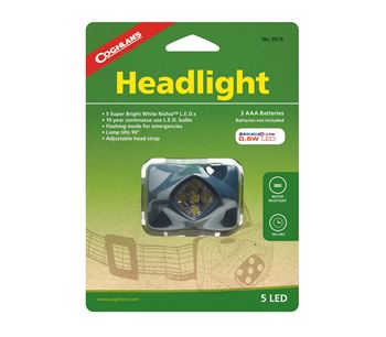 Đèn đeo đầu Coghlans 5 LED Headlight