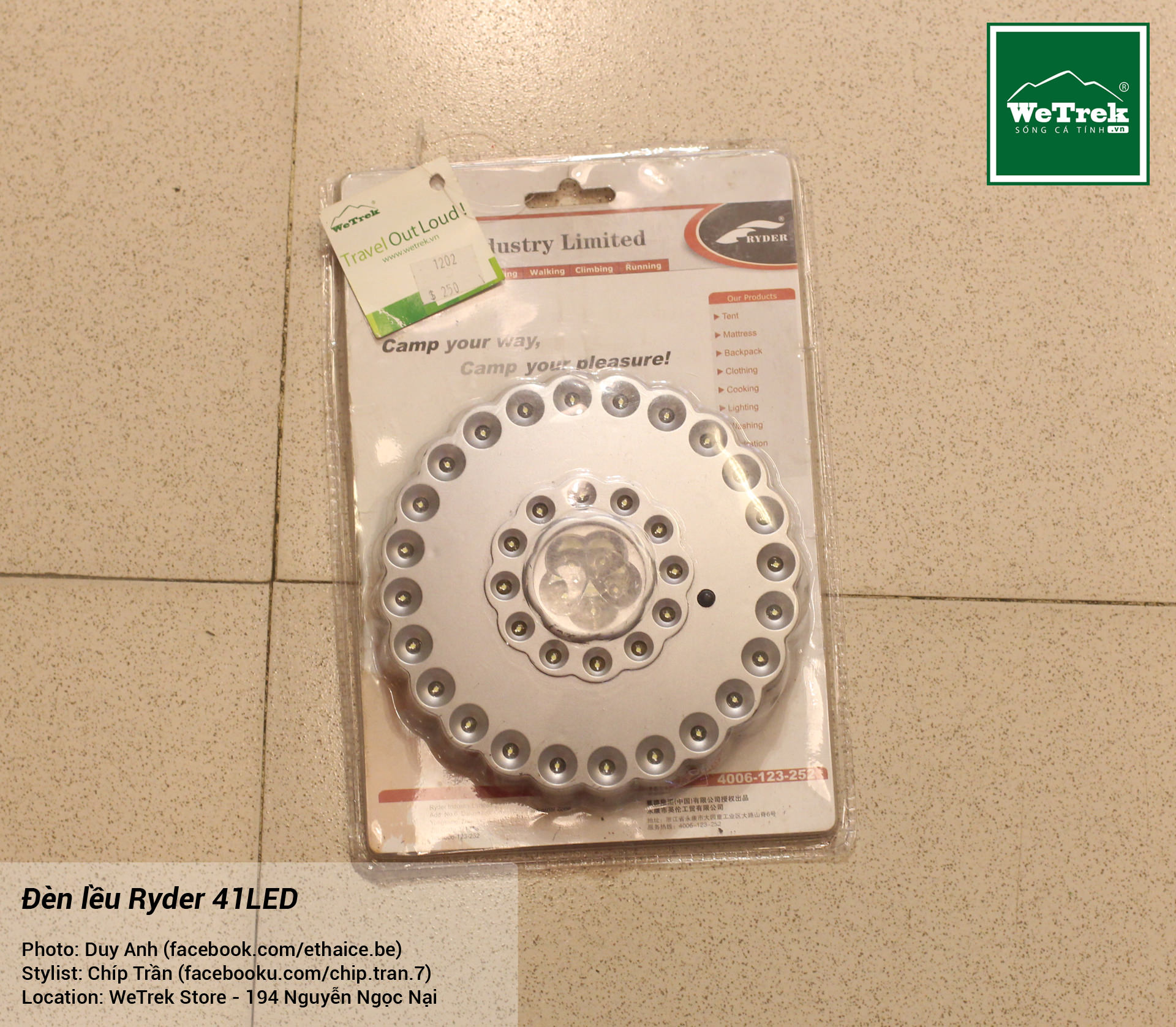 Đèn treo lều 41 LED Ryder Tent Lantern K2001 - 1202