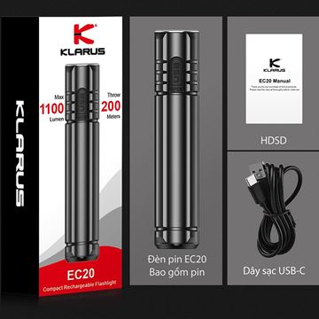 Đèn pin cầm tay Klarus Flashlight EC20