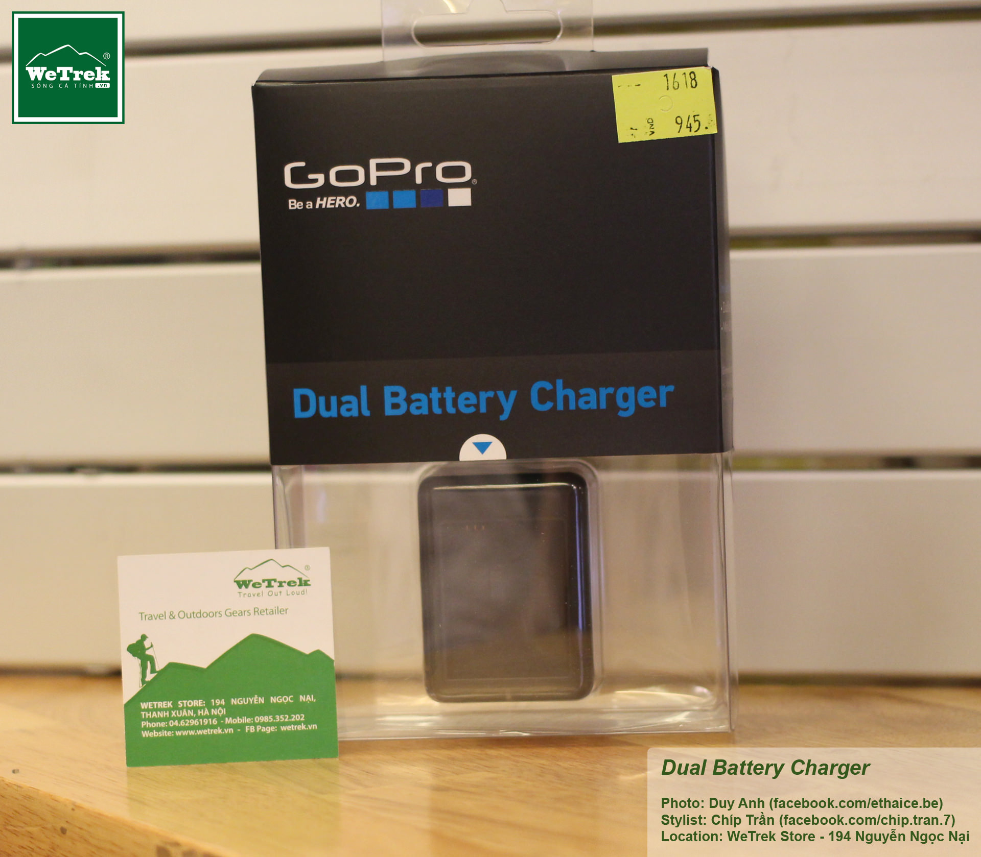 Bộ sạc đôi máy quay GoPro HERO3/HERO3+ Dual Battery Charger
