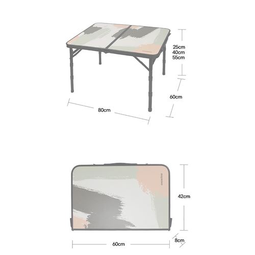 Bàn gấp dã ngoại Snowline Easy 2 Folding Table SNF5UTA002