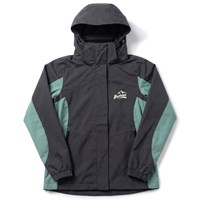 Áo khoác gió dã ngoại Gothiar Windshell Jacket 2 Lớp Đen Khói - Xanh mint