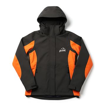 Áo khoác gió dã ngoại Gothiar Windshell Jacket 2 Lớp Đen Khói - Cam
