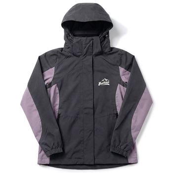 Áo khoác gió dã ngoại Gothiar Windshell Jacket 2 Lớp Đen Khói - Tím nhạt