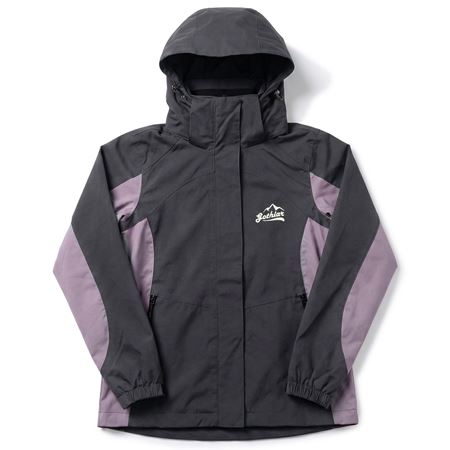 Áo khoác gió dã ngoại Gothiar Windshell Jacket 2 Lớp Đen Khói - Tím nhạt
