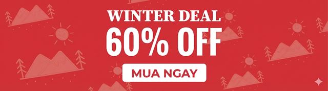 WINTER DEAL ❄️ 60% OFF 🌨