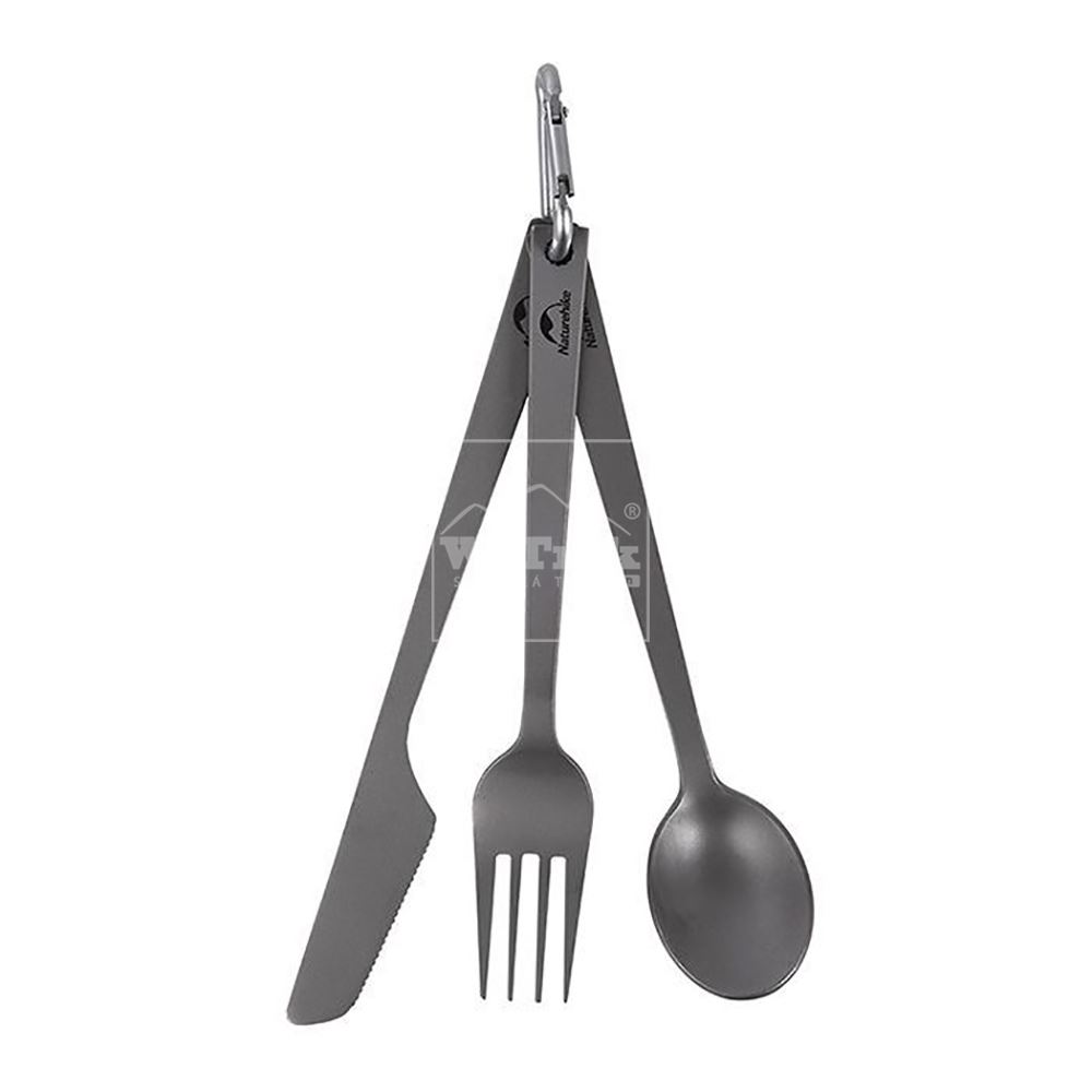 Bộ dụng cụ ăn titanium Naturehike Lightweight Portable Tableware NH19T011-D - 9666