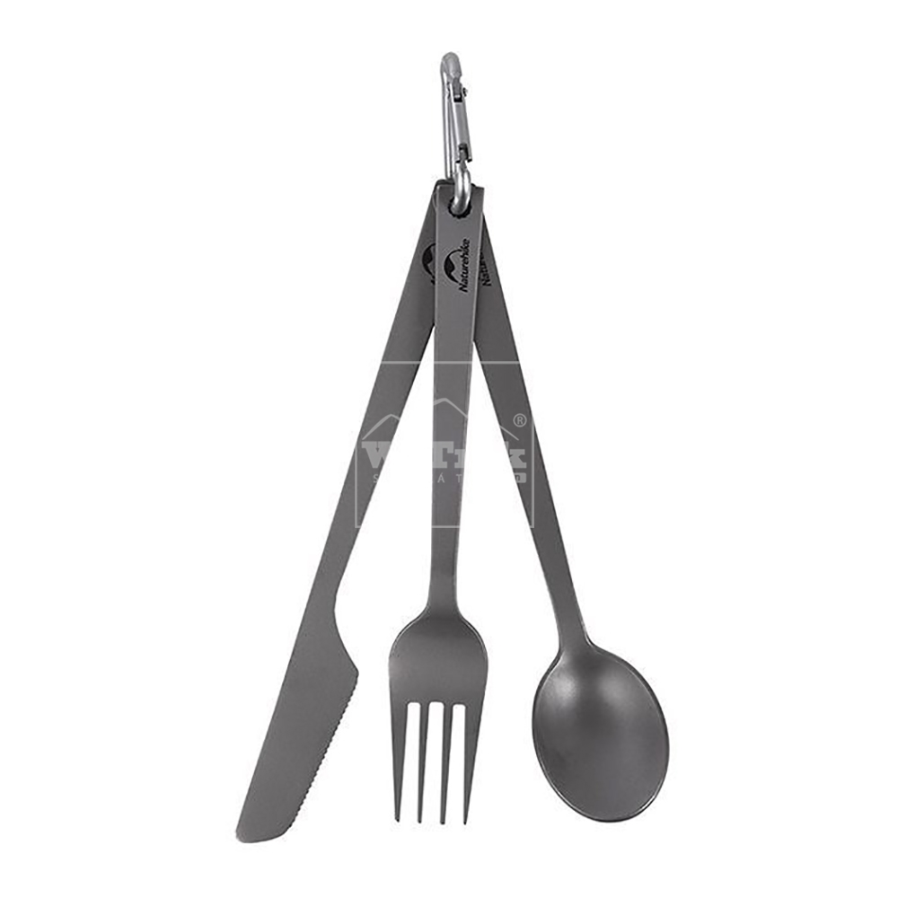 Bộ dụng cụ ăn titanium Naturehike Lightweight Portable Tableware NH19T011-D - 9666
