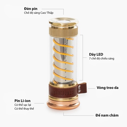 Đèn pin cầm tay Barebones Edison Light Stick