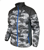 Áo khoác gió 3 lớp SPD without caps - Rằn ri đen -8338