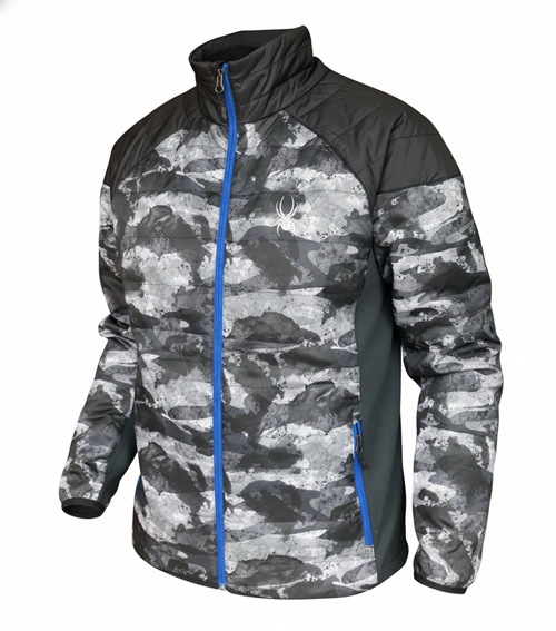 Áo khoác gió 3 lớp SPD without caps - Rằn ri đen -8338