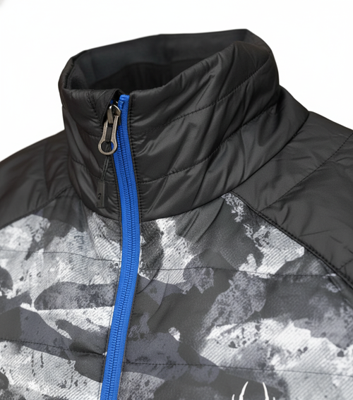 Áo khoác gió 3 lớp SPD without caps - Rằn ri đen -8338