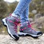Giày leo núi nữ cổ cao Humtto Hiking Shoes 290015B-1