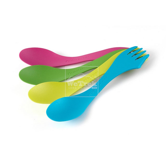 Muỗng nĩa dao dã ngoại Spork original 4-pack Light My Fire