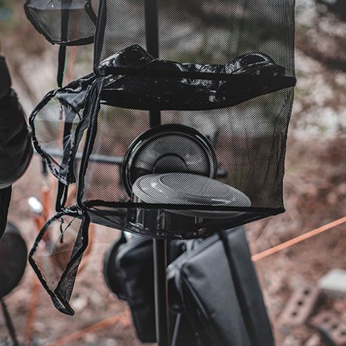 Giá treo đồ cắm trại ForestCube 4 Compartment Square Tableware Drying Net P00000LO