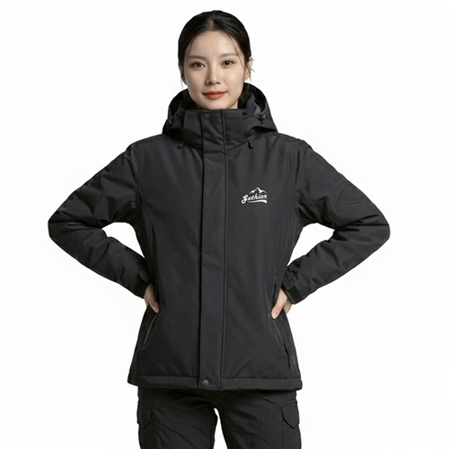 Áo khoác gió dã ngoại Gothiar Windshell Jacket 2 Lớp Đen Khói