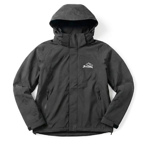 Áo khoác gió dã ngoại Gothiar Windshell Jacket 2 Lớp Đen Khói