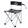 Ghế xếp có tựa lưng Naturehike Portable Folding Chair NH16J001-J - 9524 - đen