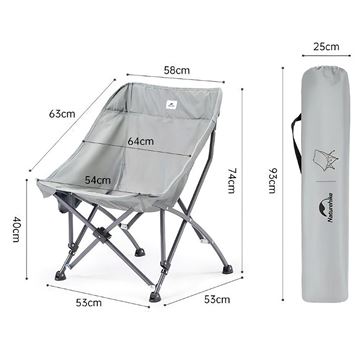 Ghế gấp dã ngoại Naturehike Folding Moon Chair CNK23JU0001