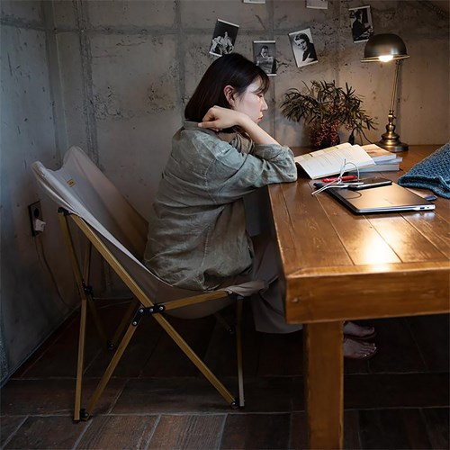 Ghế xếp có tựa lưng khung vân gỗ Naturehike Portable Folding Chair NH19Y001-Z - 9521