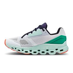 Giày chạy bộ nữ ON Cloudstratus Running Shoes Undyed White