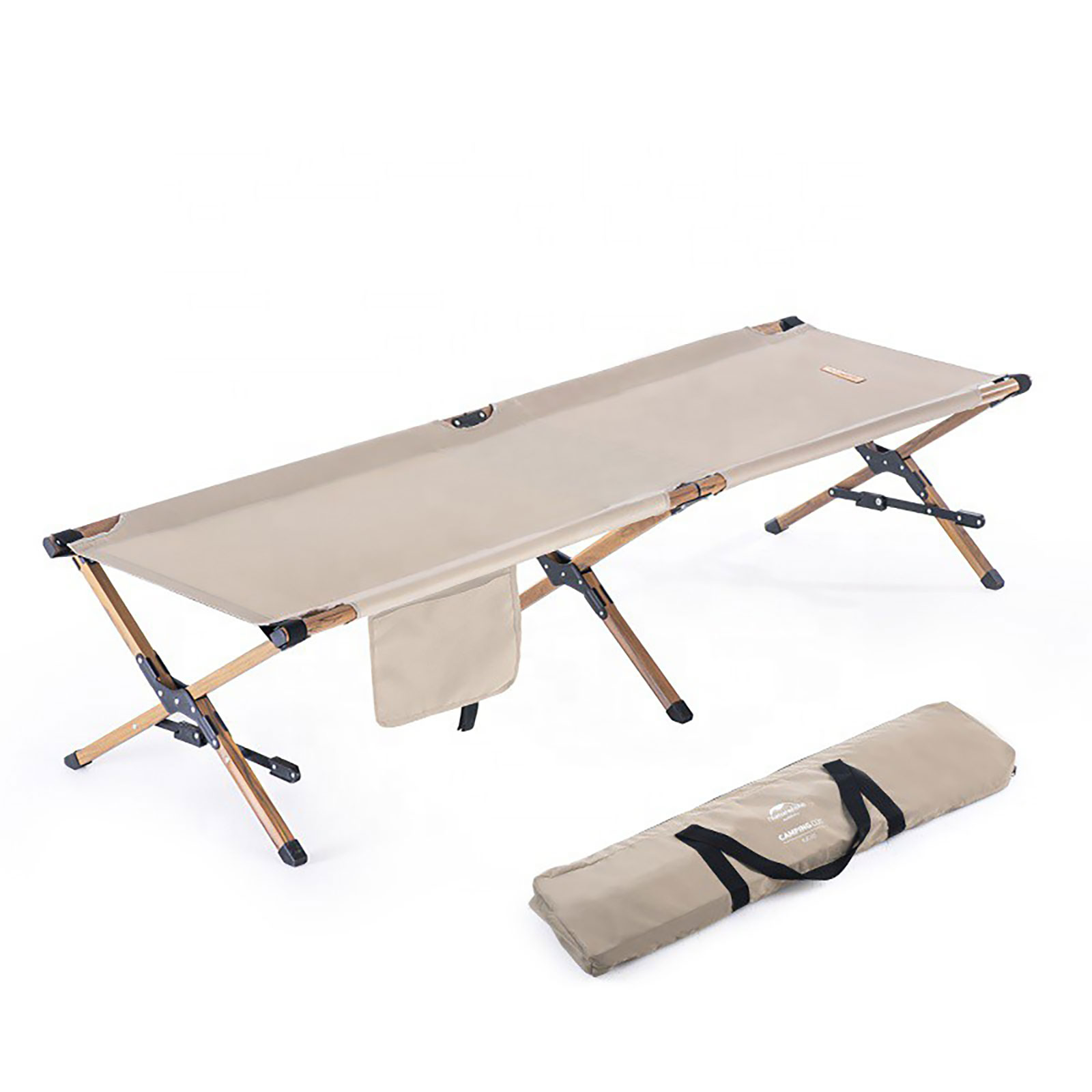 Giường xếp dã ngoại siêu nhẹ Naturehike Marching Bed Aluminum Alloy NH19X003-C - be