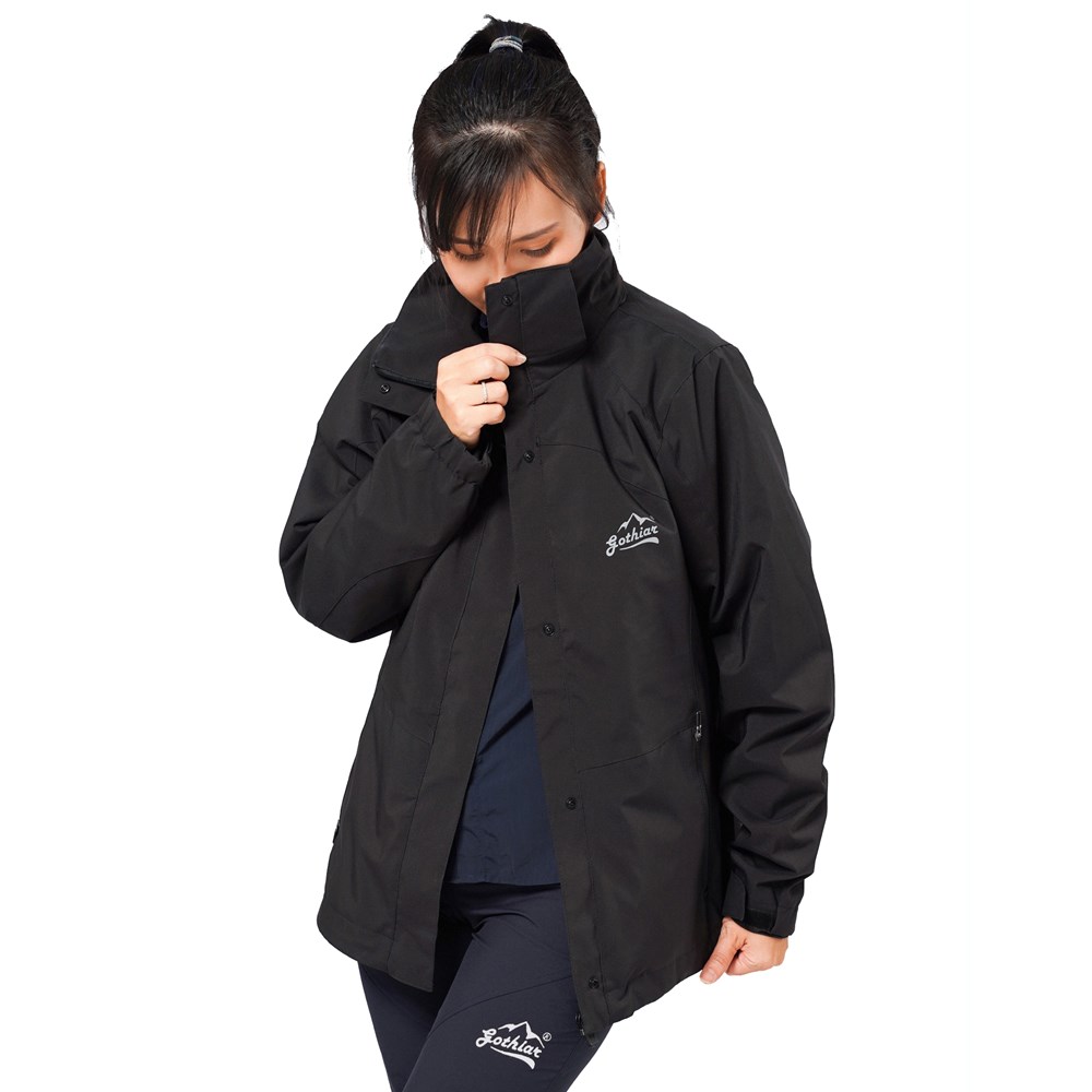 Áo khoác gió 2 lớp Gothiar 2L jacket - Đen 8977