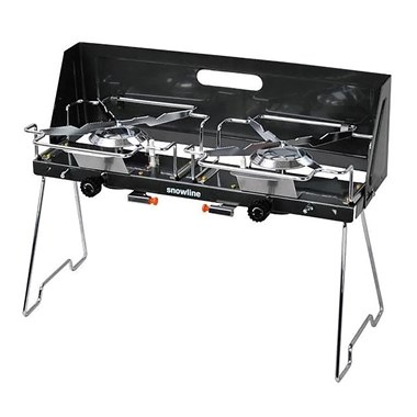 Bếp gas đôi cắm trại Snowline Slim Two Burner SNG5UGG003