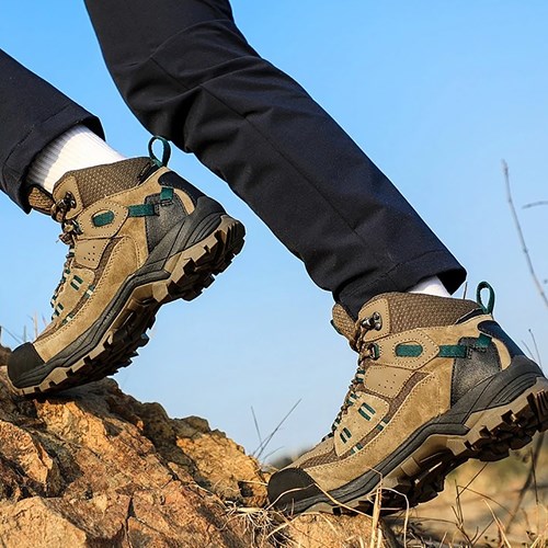 Giày leo núi nam cổ cao Humtto Hiking Shoes 290015A-3