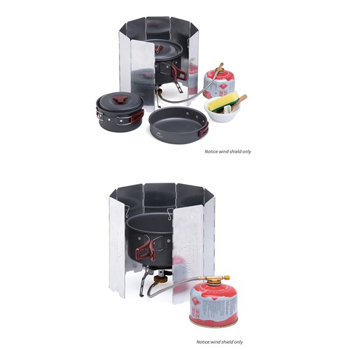 Tấm chắn gió bếp 8 khúc Naturehike Foldable Wind Shield NH15F008-B - 9682