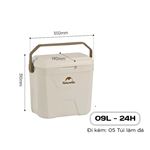 Thùng đá giữ nhiệt Naturehike Glamping Ice Cooler CNK2300BS011