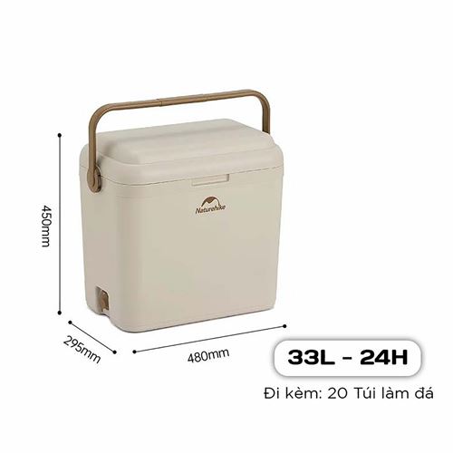 Thùng đá giữ nhiệt Naturehike Glamping Ice Cooler CNK2300BS011