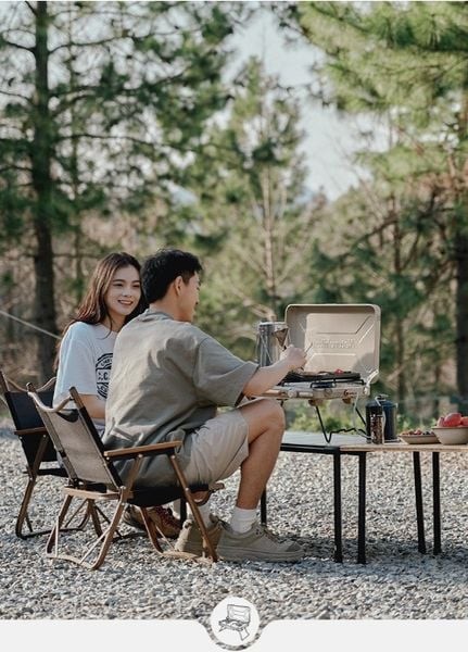 Chi tiết kiềng bếp thép đặc chịu lực của bếp Naturehike CNH22CJ046