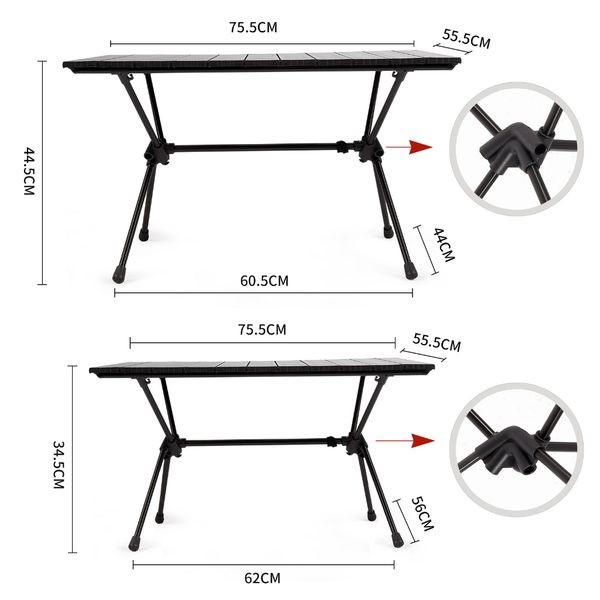 Bàn FT11 Naturehike CNH22JU037 điều chỉnh hai mức chiều cao