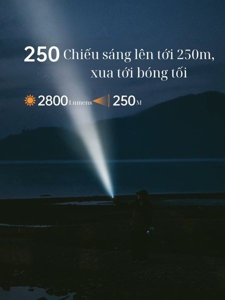 Đèn pin Naturehike CNK2300011 gắn nam châm lên bề mặt kim loại