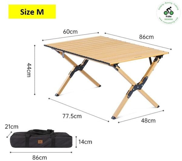 Bàn cắm trại Naturehike CNK2300JU010 gấp gọn cho vào túi