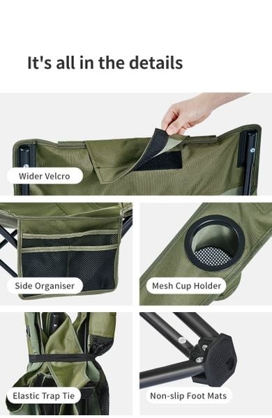 Lưng tựa vải lưới thoáng khí của ghế Naturehike CNK2550JJ023