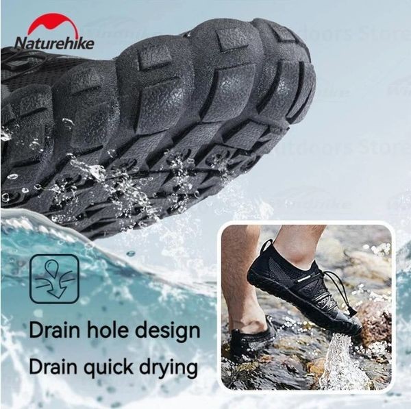 Chất liệu lưới Polyester thoáng khí của giày đi biển Naturehike CYY2321IA010
