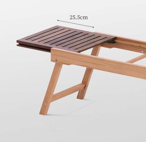 Bàn Naturehike NH21JU001 mở rộng diện tích thêm 60% nhờ miếng gỗ rời